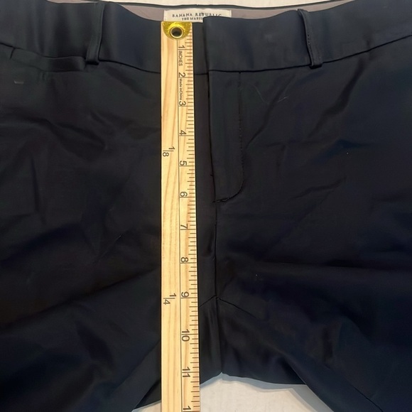 Banana Republic Women's The Martin Fit Sleek Black Trouser Size 8 - Picture 5 of 11